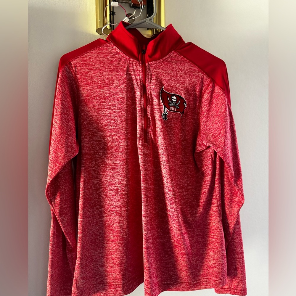 Tampa Bay Buccaneers Jersey Zip Pullover. Like new
